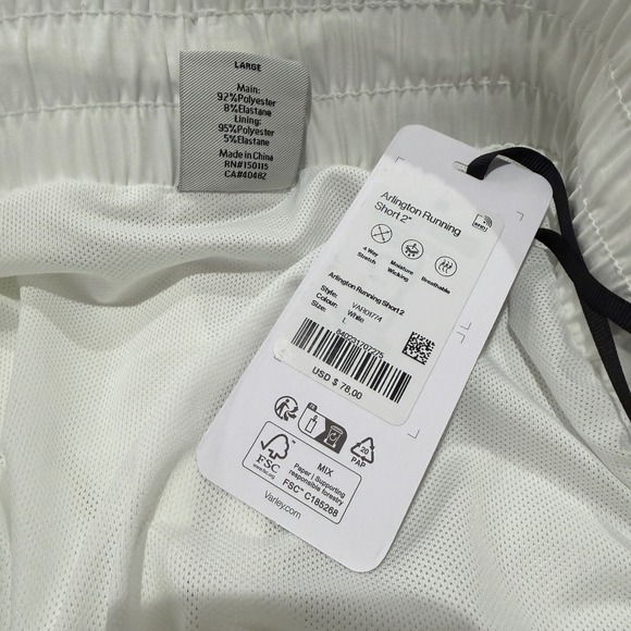 Varley Arlington Mid Rise 2" Running Short NWT - Picture 7 of 7